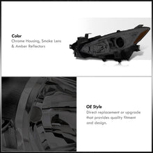 Load image into Gallery viewer, Mazda 3 2014-2016 Factory Style Projector Headlights Chrome Housing Smoke Len Amber Reflectors (Halogen Models Only)