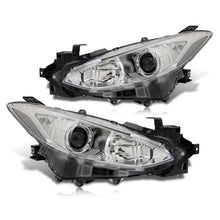 Load image into Gallery viewer, Mazda 3 2014-2016 Factory Style Projector Headlights Chrome Housing Clear Len Clear Reflectors (Halogen Models Only)