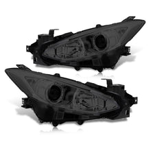 Load image into Gallery viewer, Mazda 3 2014-2016 Factory Style Projector Headlights Chrome Housing Smoke Len Clear Reflectors (Halogen Models Only)