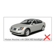 Load image into Gallery viewer, Nissan Maxima 2004-2006 Factory Style Projector Headlights Chrome Housing Clear Len Amber Reflector (Halogen Models Only)