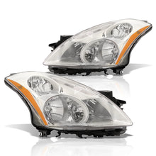 Load image into Gallery viewer, Nissan Altima Sedan 2010-2012 Factory Style Projector Headlights Chrome Housing Clear Len Amber Reflector (Halogen Models Only)