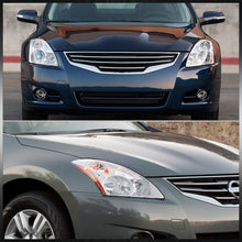 Load image into Gallery viewer, Nissan Altima Sedan 2010-2012 Factory Style Projector Headlights Chrome Housing Clear Len Amber Reflector (Halogen Models Only)