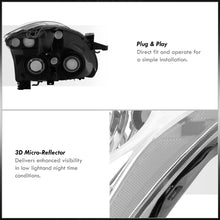 Load image into Gallery viewer, Nissan Altima Sedan 2010-2012 Factory Style Projector Headlights Chrome Housing Clear Len Clear Reflector (Halogen Models Only)