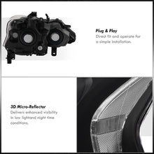 Load image into Gallery viewer, Nissan Altima Sedan 2013-2015 Factory Style Projector Headlights Black Housing Clear Len Clear Reflector (Halogen Models Only)