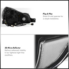 Load image into Gallery viewer, Subaru Legacy / Outback 2010-2014 Factory Style Headlights Black Housing Clear Len Clear Reflector