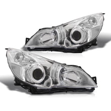 Load image into Gallery viewer, Subaru Legacy / Outback 2010-2014 Factory Style Headlights Chrome Housing Clear Len Clear Reflector