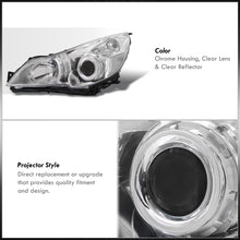 Load image into Gallery viewer, Subaru Legacy / Outback 2010-2014 Factory Style Headlights Chrome Housing Clear Len Clear Reflector