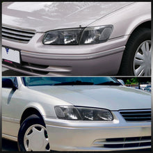 Load image into Gallery viewer, Toyota Camry 2000-2001 Factory Style Headlights + Corners Black Housing Clear Len Clear Reflector