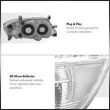 Load image into Gallery viewer, Toyota Camry 2010-2011 Factory Style Projector Headlights Chrome Housing Clear Len Clear Reflector