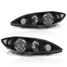 Load image into Gallery viewer, Toyota Camry 2005-2006 Factory Style Headlights Black Housing Clear Len Clear Reflector