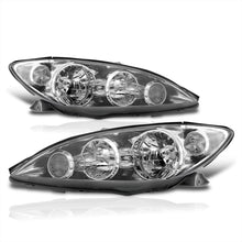 Load image into Gallery viewer, Toyota Camry 2005-2006 Factory Style Headlights Chrome Housing Clear Len Clear Reflector