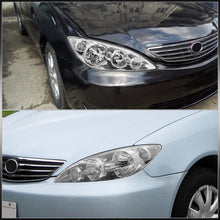 Load image into Gallery viewer, Toyota Camry 2005-2006 Factory Style Headlights Chrome Housing Clear Len Clear Reflector