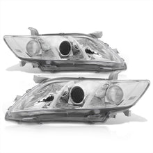 Load image into Gallery viewer, Toyota Camry 2007-2009 Factory Style Projector Headlights Chrome Housing Clear Len Clear Reflector
