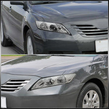 Load image into Gallery viewer, Toyota Camry 2007-2009 Factory Style Projector Headlights Chrome Housing Clear Len Clear Reflector
