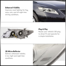 Load image into Gallery viewer, Toyota Camry 2007-2009 Sequential LED DRL Bar Factory Style Headlights Chrome Housing Clear Len Clear Reflector