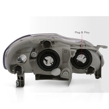 Load image into Gallery viewer, Toyota Corolla 2003-2008 Factory Style Headlights Chrome Housing Clear Len Clear Reflector