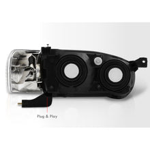 Load image into Gallery viewer, Toyota Corolla 2001-2002 Factory Style Headlights + Corners Black Housing Clear Len Clear Reflector