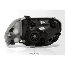 Load image into Gallery viewer, Toyota Tundra (Double Cab / 4 Door Models Only) 2005-2006 / Sequoia 2005-2007 LED DRL Bar Factory Style Headlights + Corners Chrome Housing Clear Len Clear Reflector