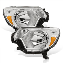 Load image into Gallery viewer, Toyota Tacoma 2012-2015 Factory Style Headlights Chrome Housing Clear Len Amber Reflector