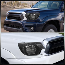 Load image into Gallery viewer, Toyota Tacoma 2012-2015 Factory Style Headlights Black Housing Clear Len Clear Reflector