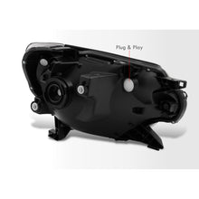 Load image into Gallery viewer, Toyota Tacoma 2012-2015 Factory Style Headlights Black Housing Clear Len Clear Reflector