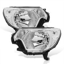 Load image into Gallery viewer, Toyota Tacoma 2012-2015 Factory Style Headlights Chrome Housing Clear Len Clear Reflector