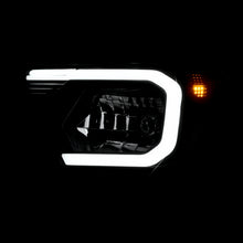 Load image into Gallery viewer, Toyota Tacoma 2012-2015 LED DRL Bar Factory Style Headlights Black Housing Clear Len Clear Reflector