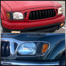 Load image into Gallery viewer, Toyota Tacoma 2001-2004 Factory Style Headlights + Corners Black Housing Clear Len Amber Reflector
