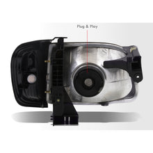 Load image into Gallery viewer, Toyota Tacoma 2001-2004 Factory Style Headlights + Corners Black Housing Clear Len Amber Reflector
