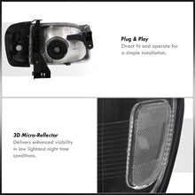 Load image into Gallery viewer, Toyota Tacoma 2001-2004 Factory Style Headlights + Corners Black Housing Clear Len Clear Reflector
