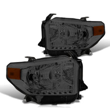 Load image into Gallery viewer, Toyota Tundra 2014-2021 Factory Style Headlights Chrome Housing Smoke Len Amber Reflector