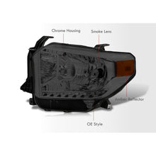 Load image into Gallery viewer, Toyota Tundra 2014-2021 Factory Style Headlights Chrome Housing Smoke Len Amber Reflector