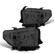 Load image into Gallery viewer, Toyota Tundra 2014-2021 Factory Style Headlights Chrome Housing Smoke Len Clear Reflector