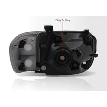 Load image into Gallery viewer, Toyota Tundra (Double Cab / 4 Door Models Only) 2005-2006 / Sequoia 2005-2007 Factory Style Headlights + Corners Black Housing Clear Len Amber Reflector