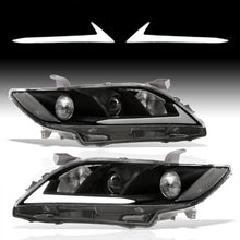 Load image into Gallery viewer, Toyota Camry 2007-2009 LED DRL Bar Factory Style Headlights Black Housing Clear Len Clear Reflector