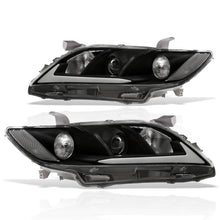 Load image into Gallery viewer, Toyota Camry 2007-2009 LED DRL Bar Factory Style Headlights Black Housing Clear Len Clear Reflector