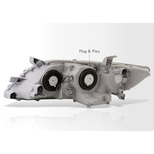 Load image into Gallery viewer, Toyota Camry 2007-2009 LED DRL Bar Factory Style Headlights Chrome Housing Clear Len Clear Reflector