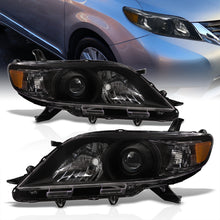 Load image into Gallery viewer, Toyota Sienna 2011-2020 Factory Style Headlights Black Housing Clear Len Amber Reflector