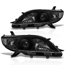 Load image into Gallery viewer, Toyota Sienna 2011-2020 Factory Style Headlights Black Housing Clear Len Clear Reflector