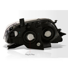 Load image into Gallery viewer, Toyota Sienna 2011-2020 Factory Style Headlights Black Housing Clear Len Clear Reflector