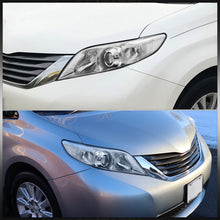 Load image into Gallery viewer, Toyota Sienna 2011-2020 Factory Style Headlights Chrome Housing Clear Len Clear Reflector