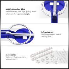 Load image into Gallery viewer, Universal Hood Lock Pins Blue (Sparco Style)