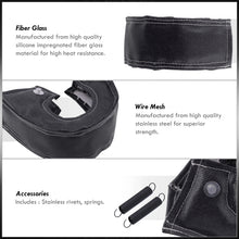 Load image into Gallery viewer, Turbo Heat Shield Blanket Black for T3,T25,T28,GT25,GT28,GT30,GT32,GT35,GT37 Exhaust Hosuing