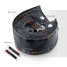 Load image into Gallery viewer, Turbo Heat Shield Blanket Black for T4,GT30,GT32,GT35,GT37,GT40,GT42,GT47,GT55 Exhaust Housing