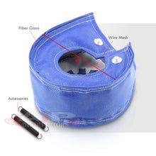 Load image into Gallery viewer, Turbo Heat Shield Blanket Blue for T4,GT30,GT32,GT35,GT37,GT40,GT42,GT47,GT55 Exhaust Housing