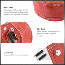Load image into Gallery viewer, Turbo Heat Shield Blanket Red for T4,GT30,GT32,GT35,GT37,GT40,GT42,GT47,GT55 Exhaust Housing