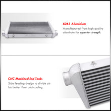 Load image into Gallery viewer, Universal Aluminum Intercooler (Tube & Fin | Overall: 27.5" x 10.25" x 2.75" | Core: 21.0" x 8.75" x 2.5" | Inlet/Outlet: 2.5")
