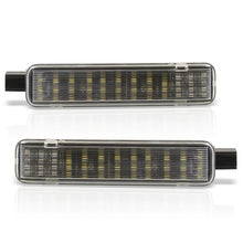 Load image into Gallery viewer, Chevrolet Silverado 1999-2006 / C/K 1997-2000 / Suburban Tahoe 1995-2006 / Cadillac Escalade 1999-2006 / GMC Sierra 1999-2006 / Yukon XL 1995-2006 / Hummer H2 2003-2009 2-Piece Left & Right Interior Blue SMD LED Door Courtesy Lights Clear Lens