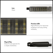 Load image into Gallery viewer, Chevrolet Silverado 1999-2006 / C/K 1997-2000 / Suburban Tahoe 1995-2006 / Cadillac Escalade 1999-2006 / GMC Sierra 1999-2006 / Yukon XL 1995-2006 / Hummer H2 2003-2009 2-Piece Left & Right Interior Blue SMD LED Door Courtesy Lights Clear Lens