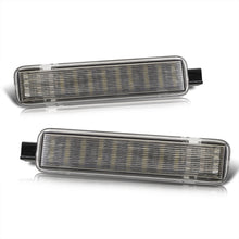 Load image into Gallery viewer, Chevrolet Silverado 1999-2006 / C/K 1997-2000 / Suburban Tahoe 1995-2006 / Cadillac Escalade 1999-2006 / GMC Sierra 1999-2006 / Yukon XL 1995-2006 / Hummer H2 2003-2009 2-Piece Left & Right Interior White & Red SMD LED Door Courtesy Lights Clear Lens